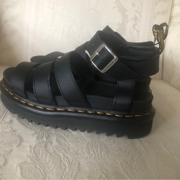 Doc Martens Blaire chunky heel strap gladiator sandals women size 6 - Picture 7 of 12